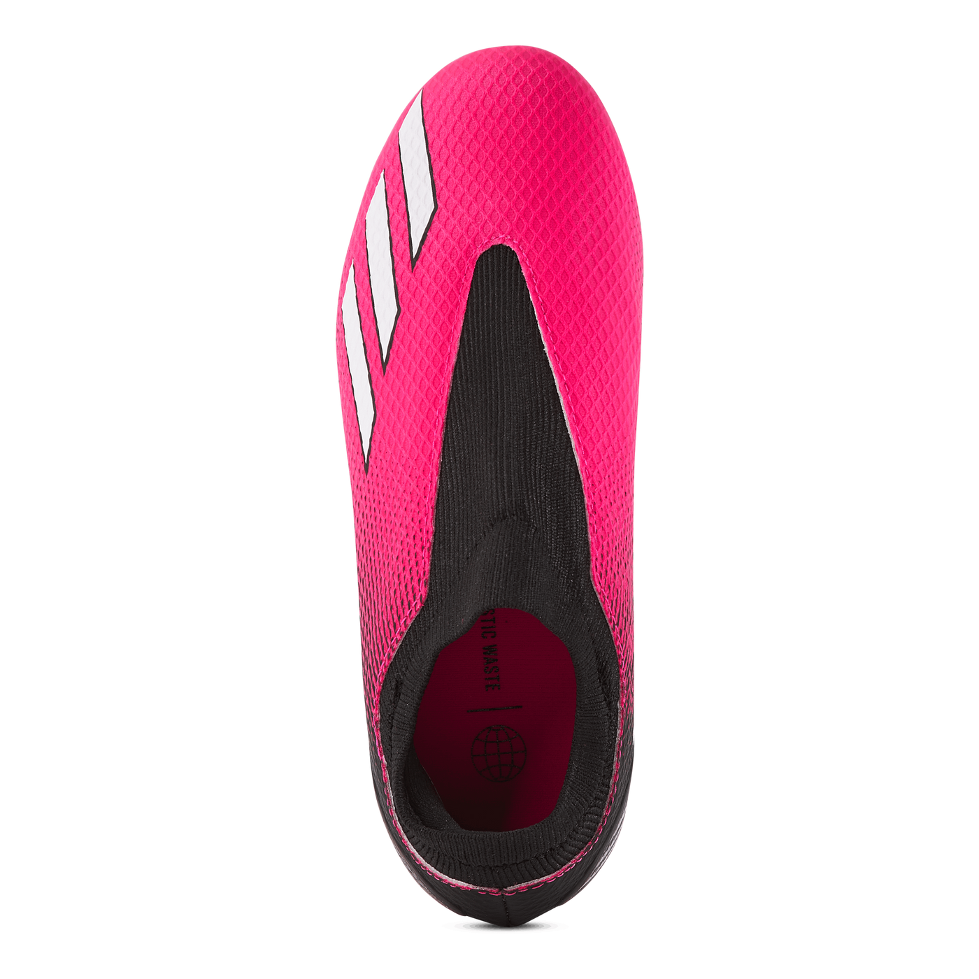 X Speedportal.3 Laceless Firm Ground Boots Team Shock Pink 2 / Zero Metalic / Core Black