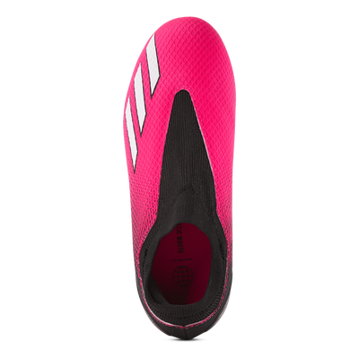 X Speedportal.3 Laceless Firm Ground Boots Team Shock Pink 2 / Zero Metalic / Core Black