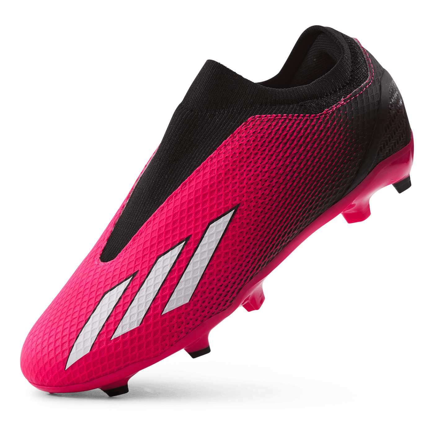 X Speedportal.3 Laceless Firm Ground Boots Team Shock Pink 2 / Zero Metalic / Core Black