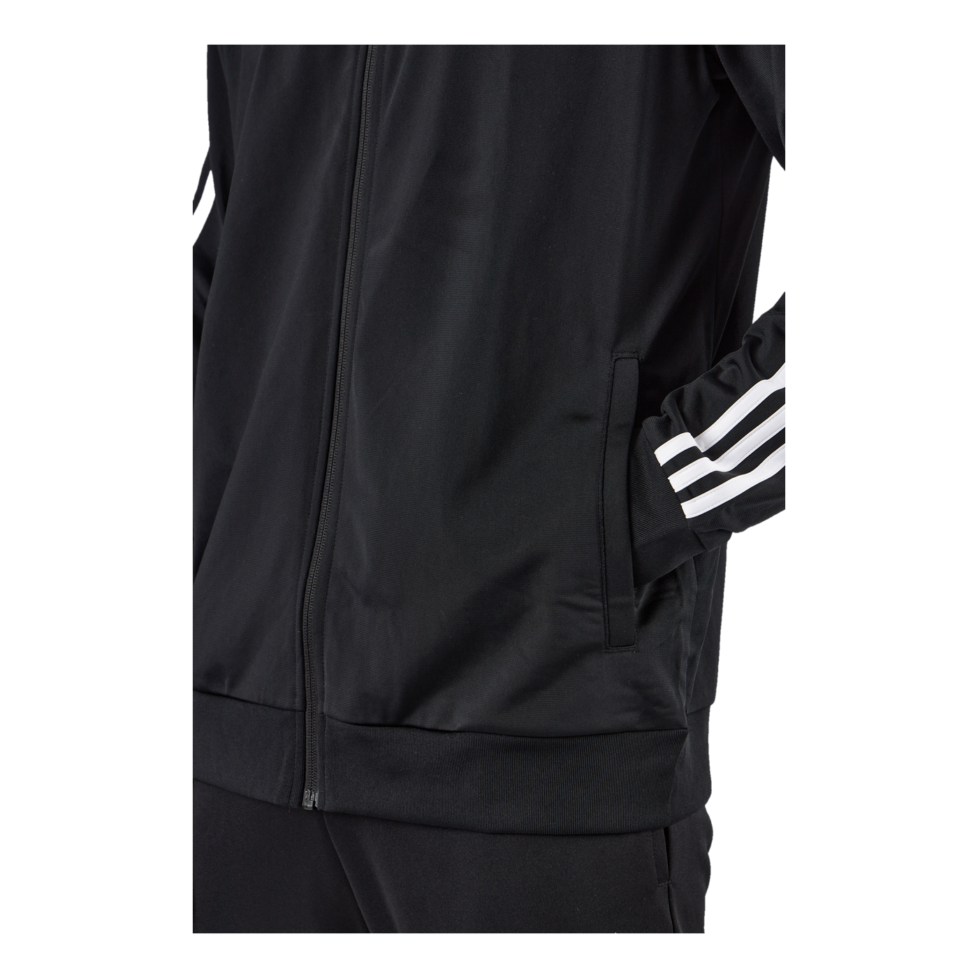 Essentials Warm-Up 3-Stripes Track Top Black