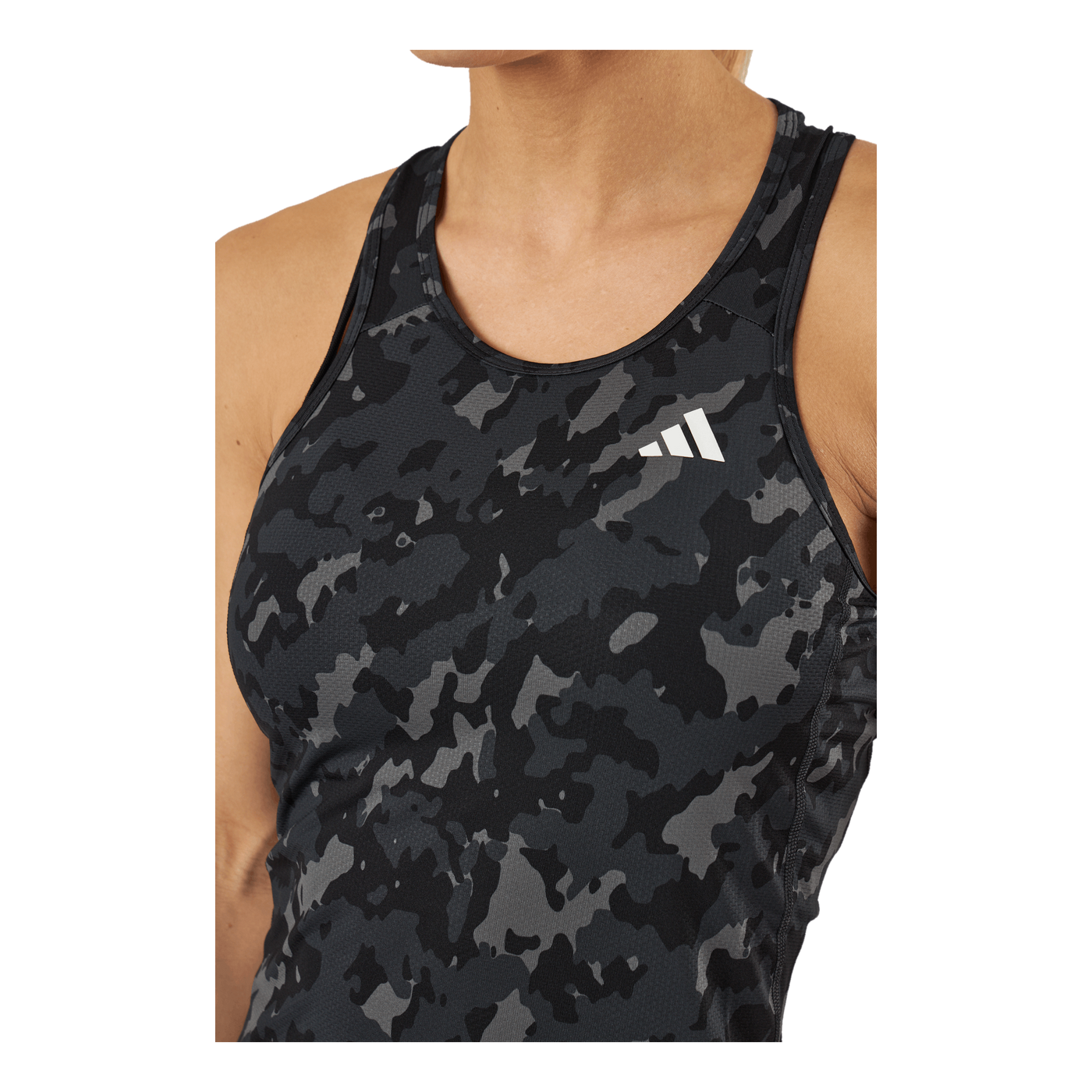 Own the Run Camo Running Tank Top Black