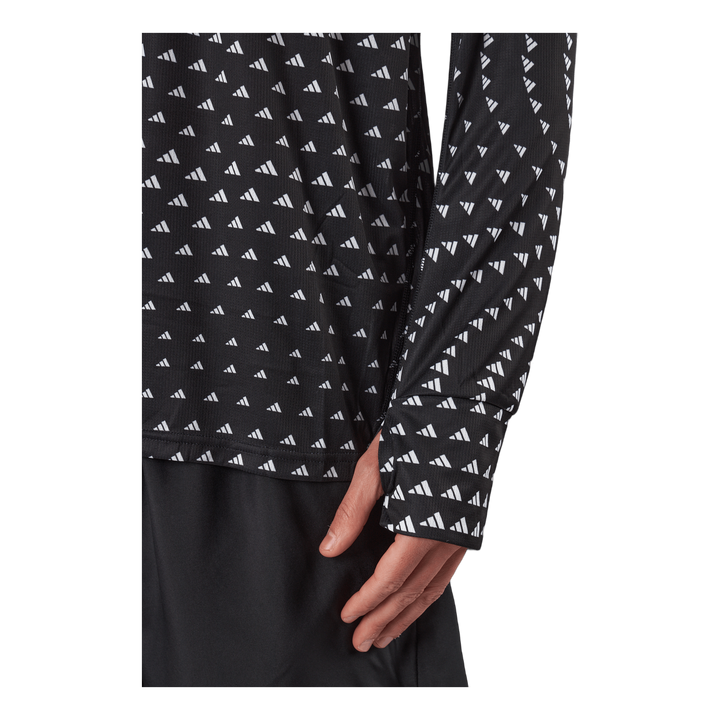 Brand Love Graphic Long Sleeve Long-sleeve Top Black
