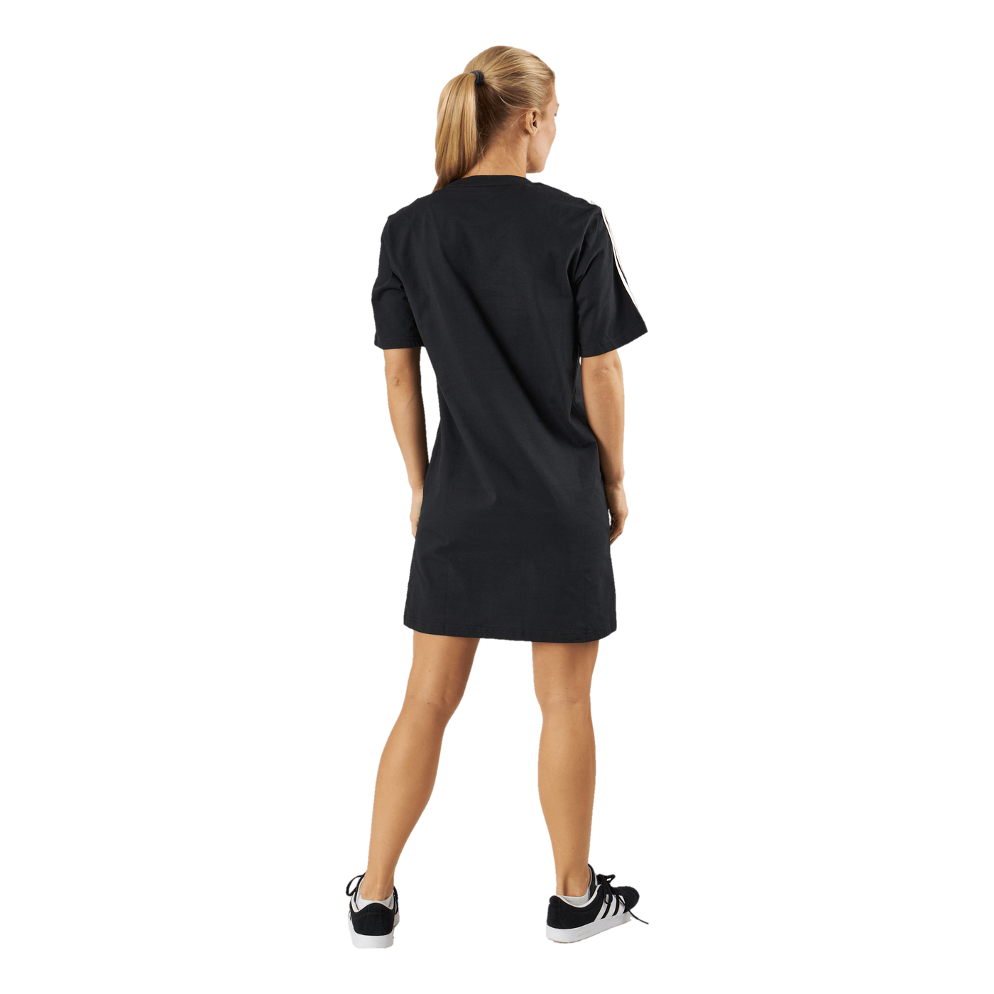 Essentials 3-Stripes Single Jersey Boyfriend Tee Dress Black