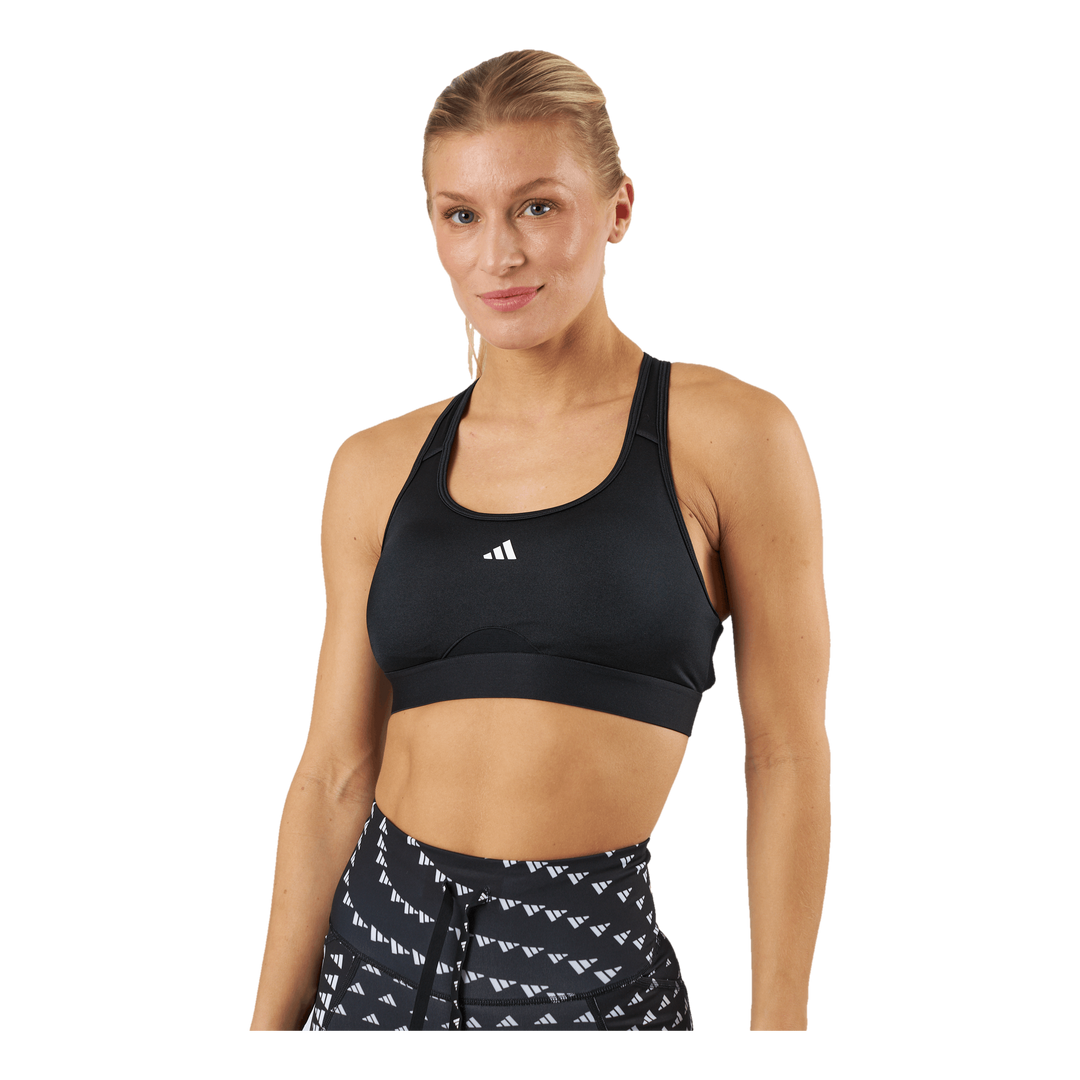 PowerReact Training Medium-Support Bra Black