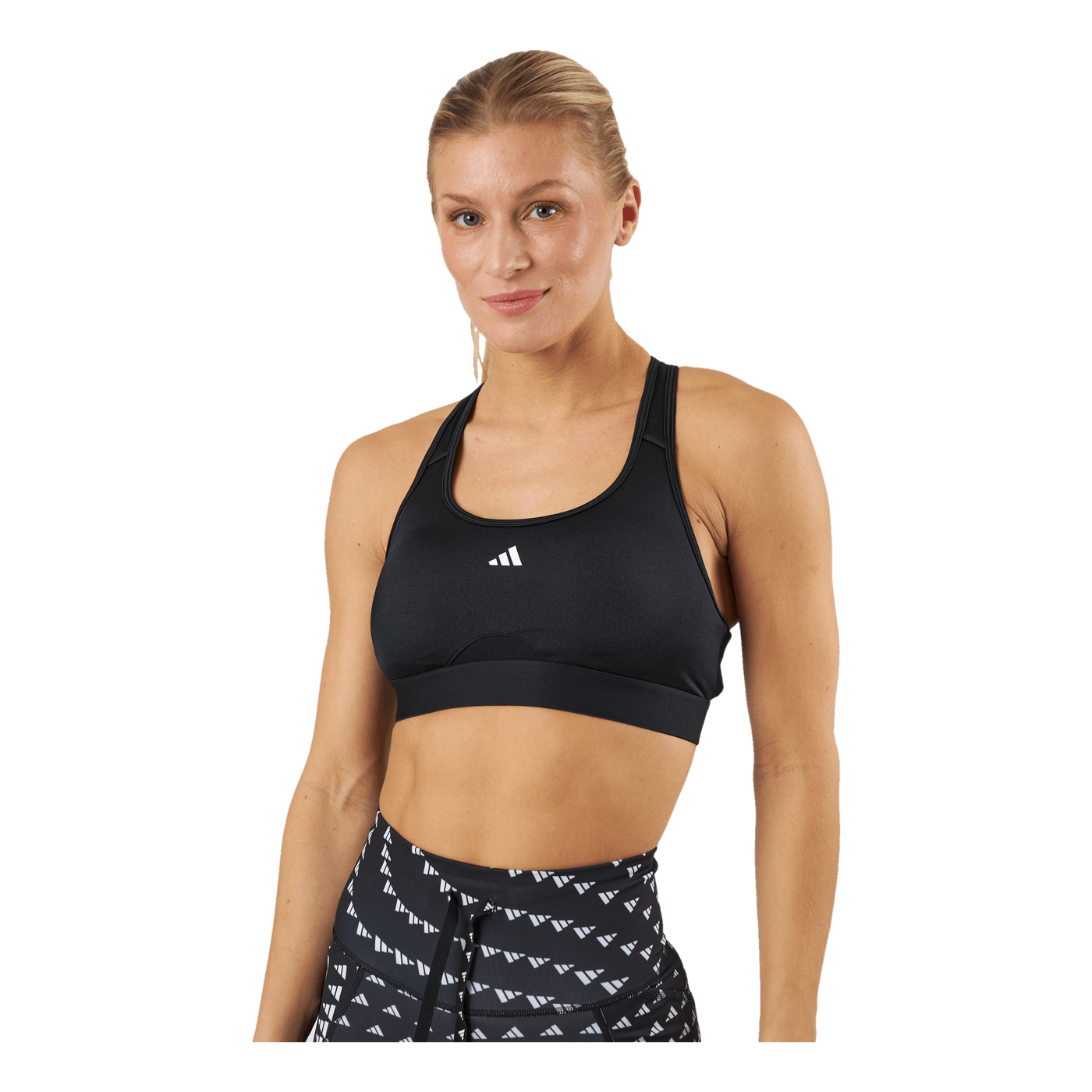 PowerReact Training Medium-Support Bra Black