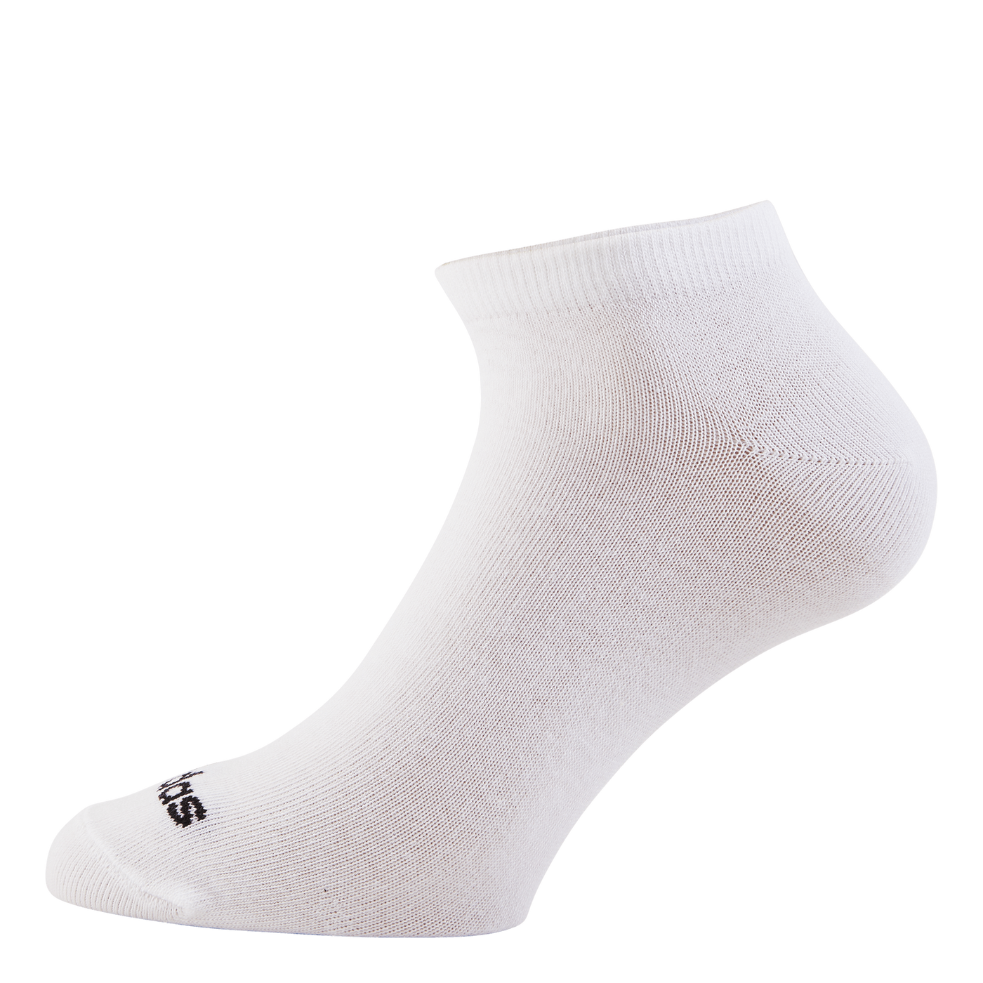 Thin Linear Low-Cut Socks 3 Pairs White / Black