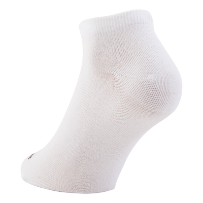 Thin Linear Low-Cut Socks 3 Pairs White / Black