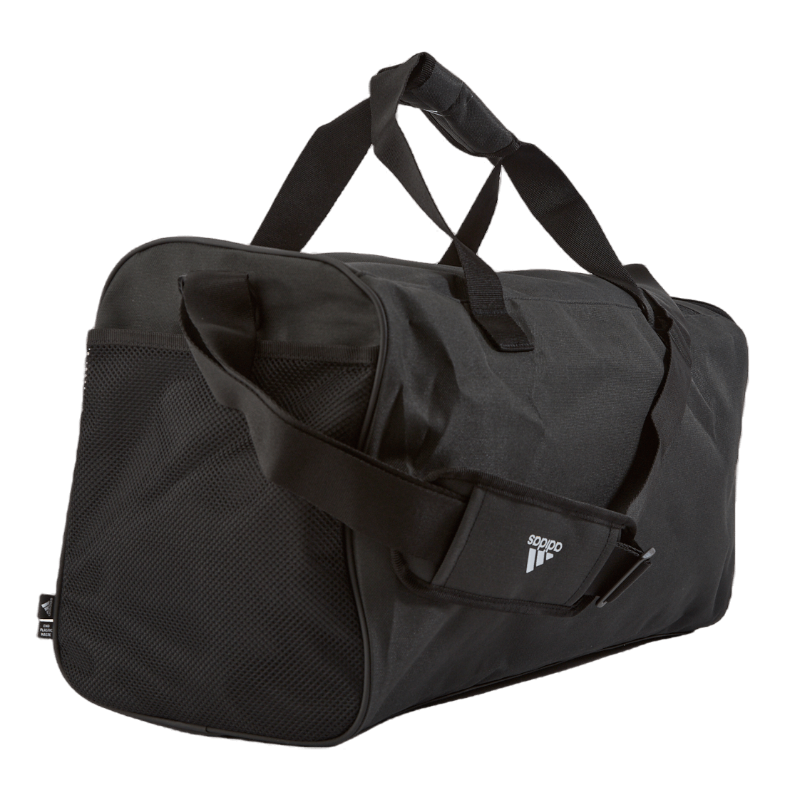 Essentials Linear Duffel Bag Medium Black / White