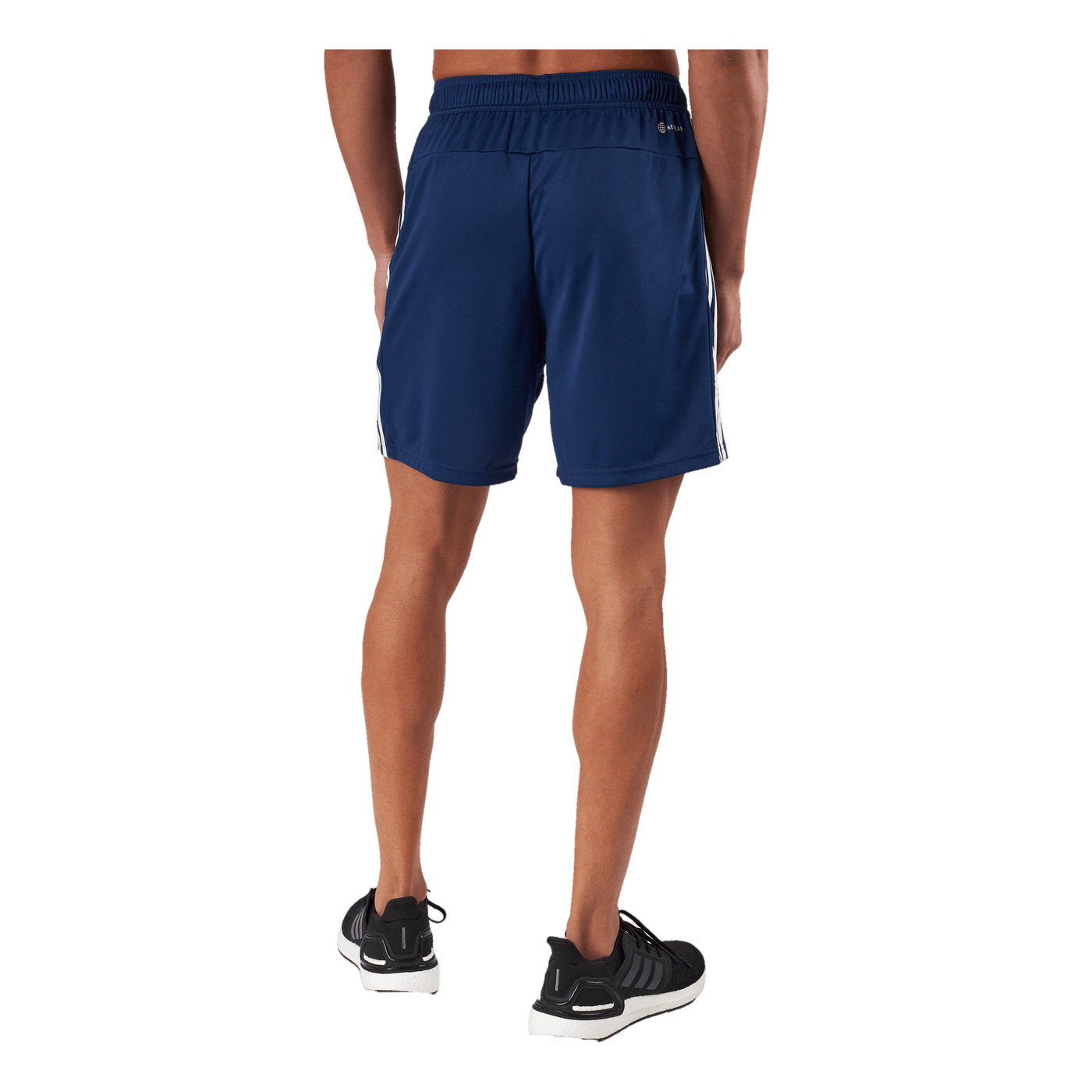 Train Essentials Piqué 3-Stripes Training Shorts Dark Blue