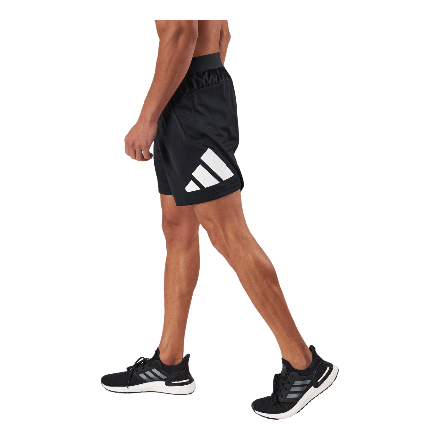 Train Essentials Logo Training Shorts Black