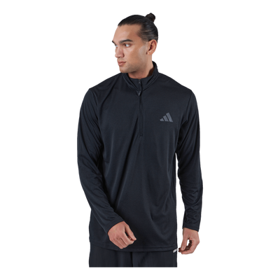 Train Essentials Seasonal Training 1/4-Zip Long Sleeve Sweatshirt Black