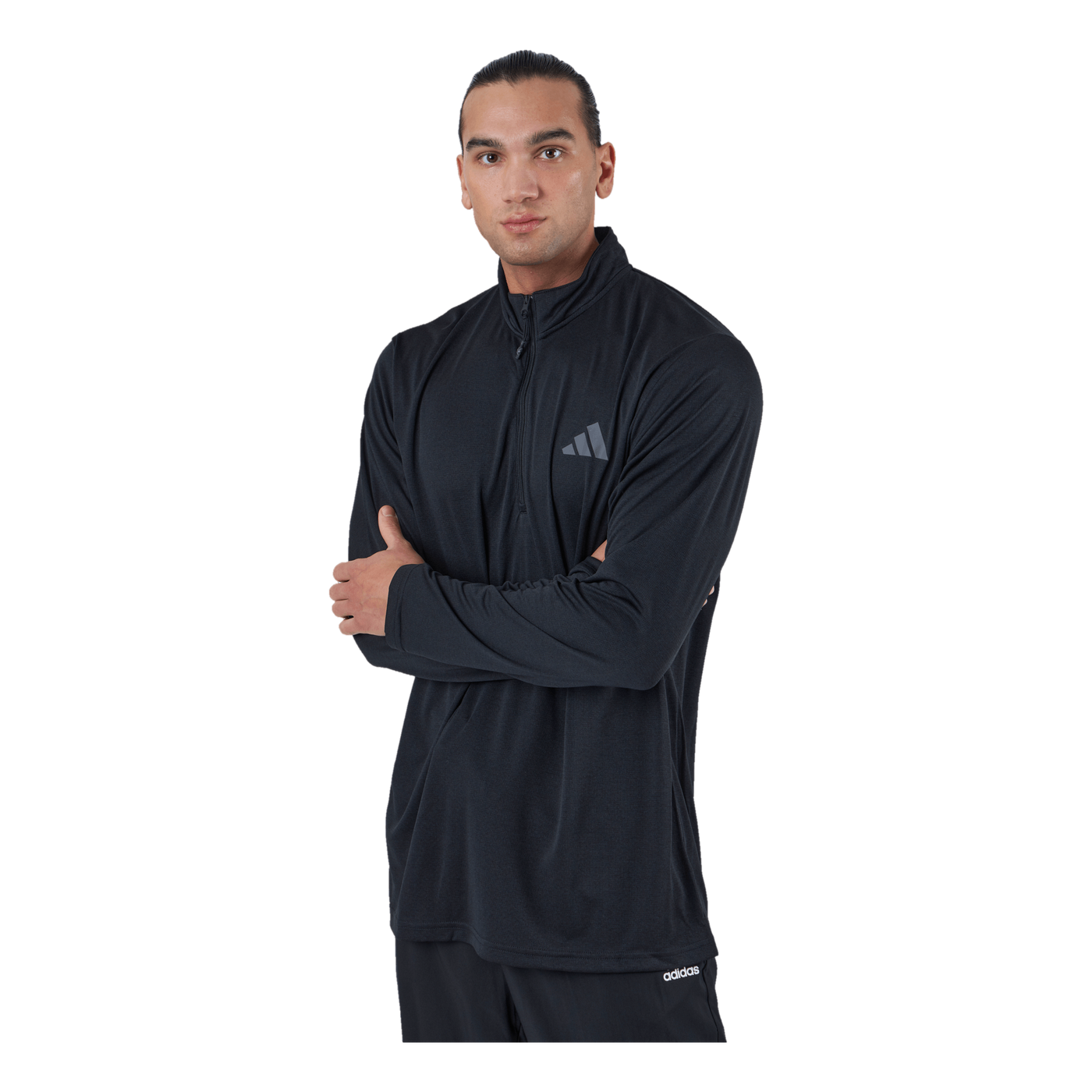 Train Essentials Seasonal Training 1/4-Zip Long Sleeve Sweatshirt Black