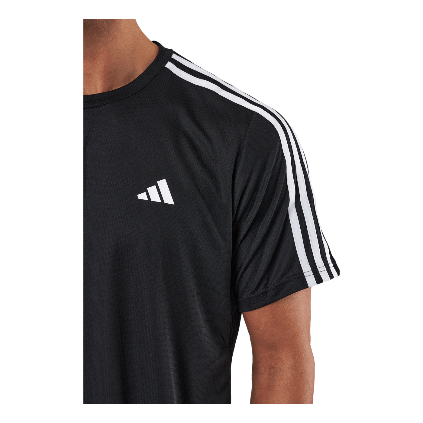 Train Essentials 3-Stripes Training T-Shirt Black