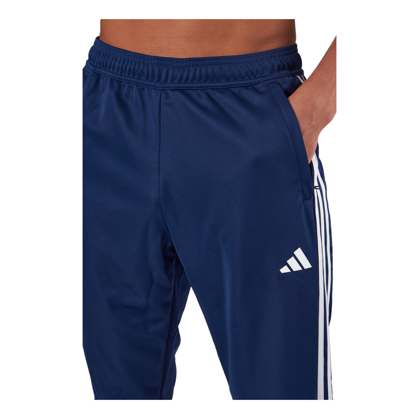 Train Essentials 3-Stripes Training Joggers Dark Blue / White