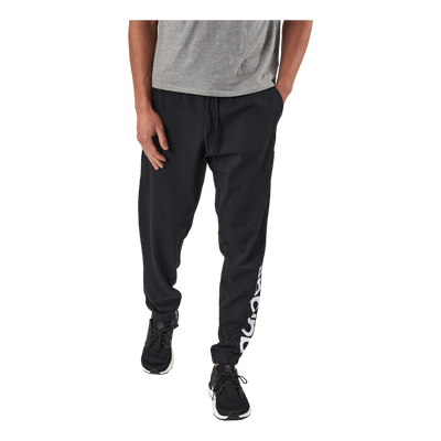 Essentials Single Jersey Tapered Elasticized Cuff Logo Joggers Black