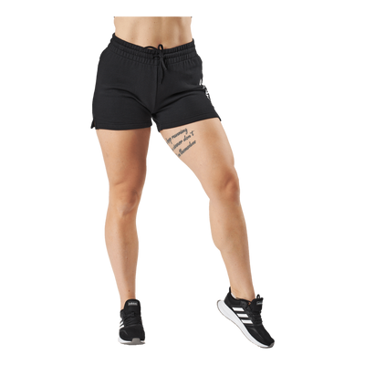 Essentials Linear French Terry Shorts Black / White