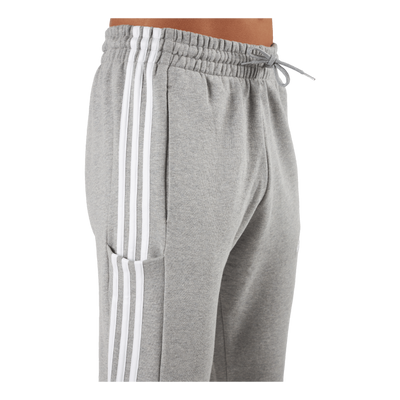 Essentials French Terry Tapered Cuff 3-Stripes Joggers Medium Grey Heather