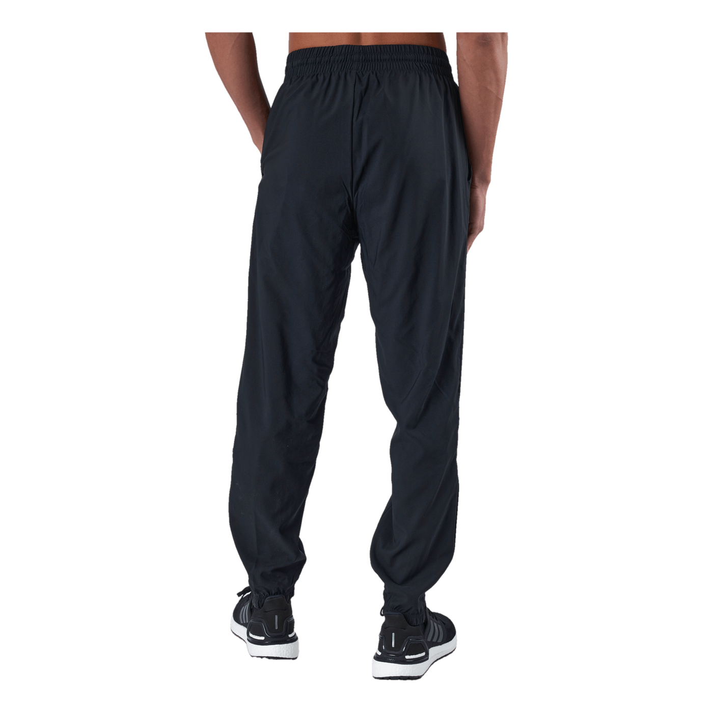 AEROREADY Essentials Stanford Elastic Cuff Small Logo Joggers Black