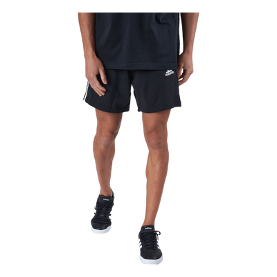 Essentials French Terry 3-Stripes Shorts Black