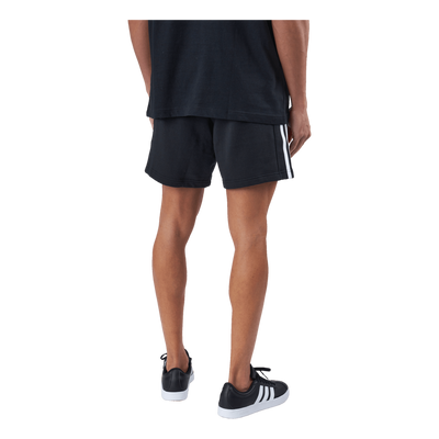 Essentials French Terry 3-Stripes Shorts Black