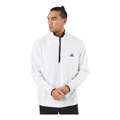 Quarter-Zip Sweatshirt White