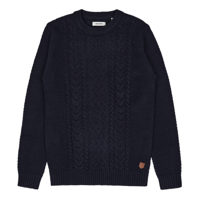 Jjcraig Knit Crew Neck Sky Captain