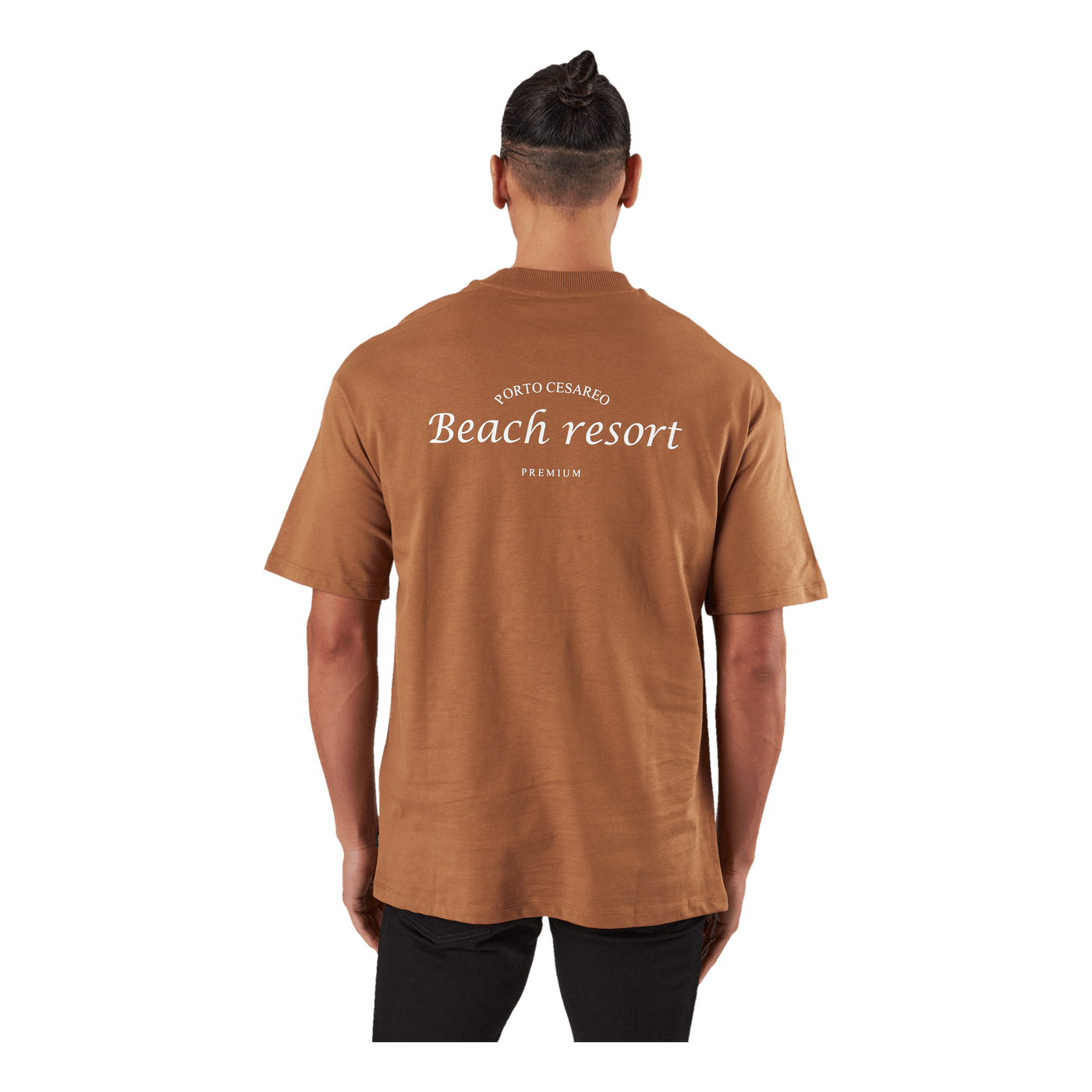 Jprblakam Ocean Back Tee Ss Cn Toasted Coconut