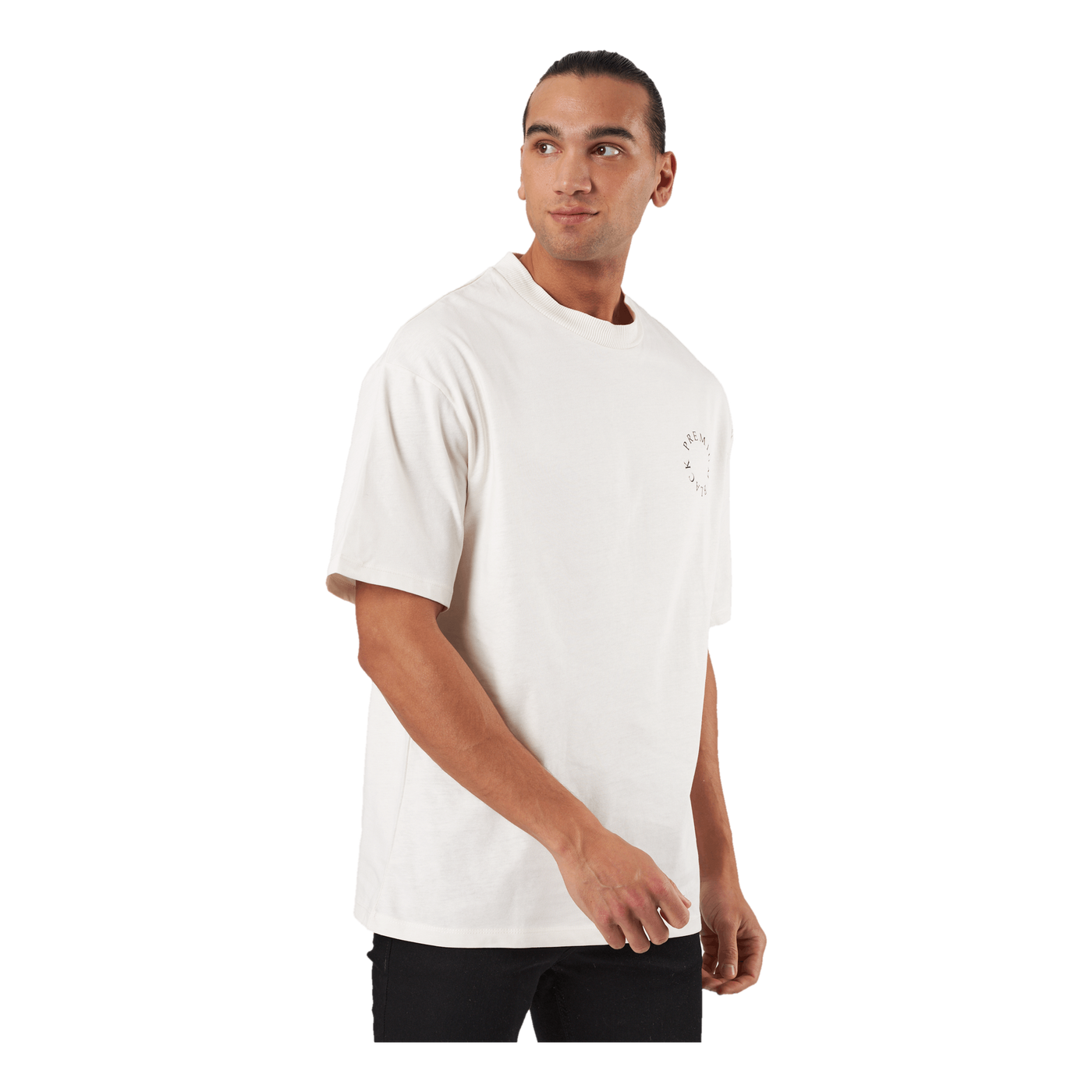 Jprblakam Ocean Back Tee Ss Cn Egret