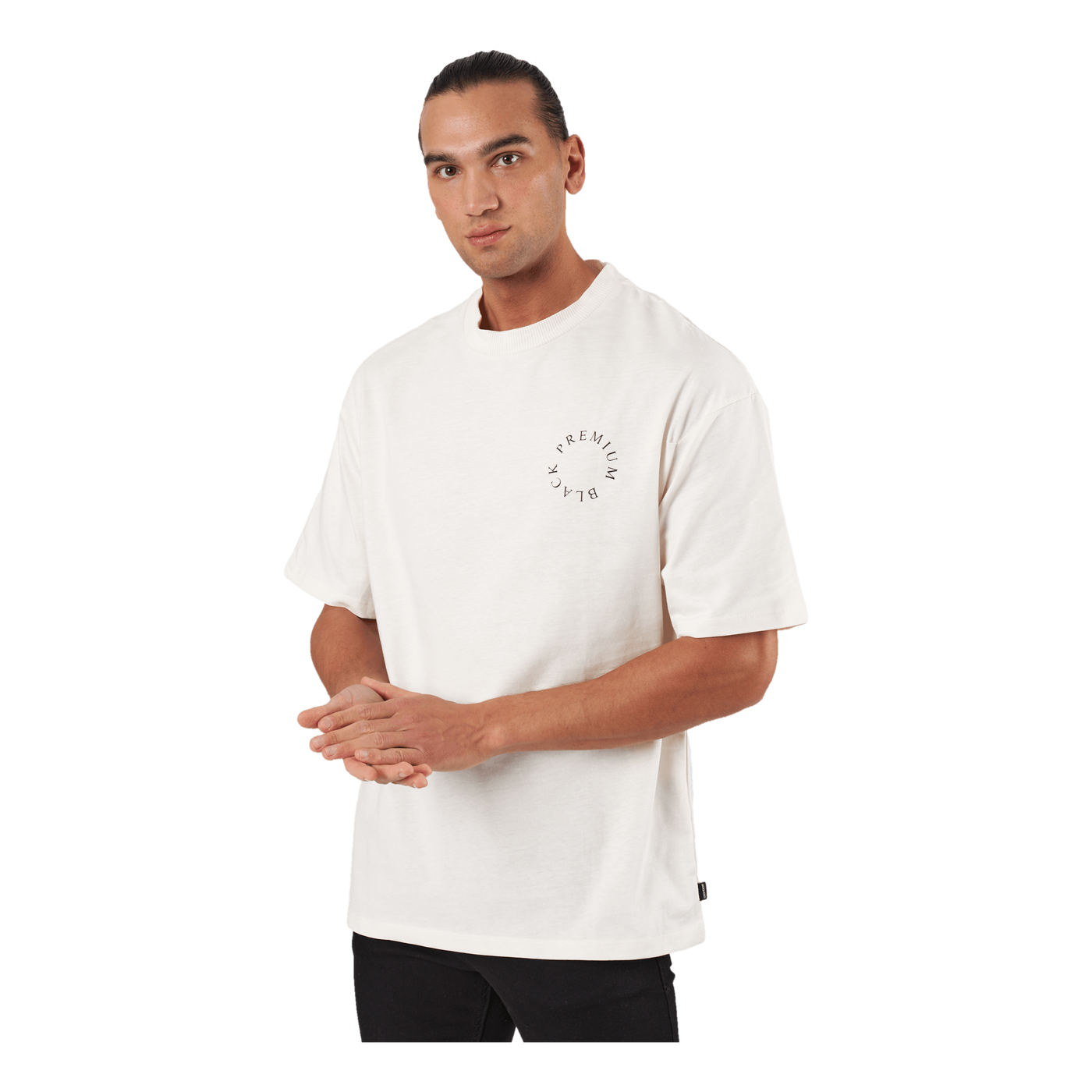 Jprblakam Ocean Back Tee Ss Cn Egret