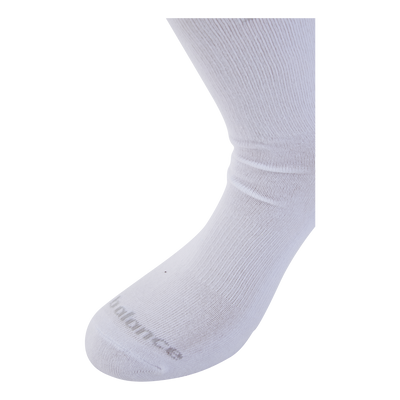 New Balance 3 Pack Crew Socks  White