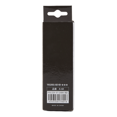Yasaka Xxx Ab 40+ 3-pack White