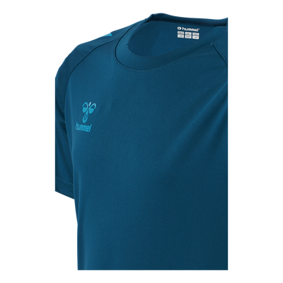 Hmlcore Xk Core Poly T-shirt S Blue Coral