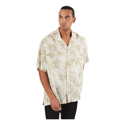 Jprbluray Print Resort Shirt S White