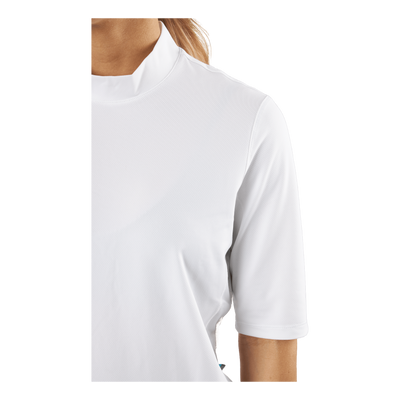 Essentials Mock Polo Shirt White