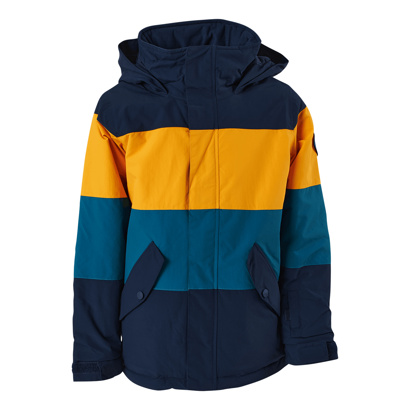 Boys Kids Symbol Jacket Dress Blue/cadmium Yellow/cele