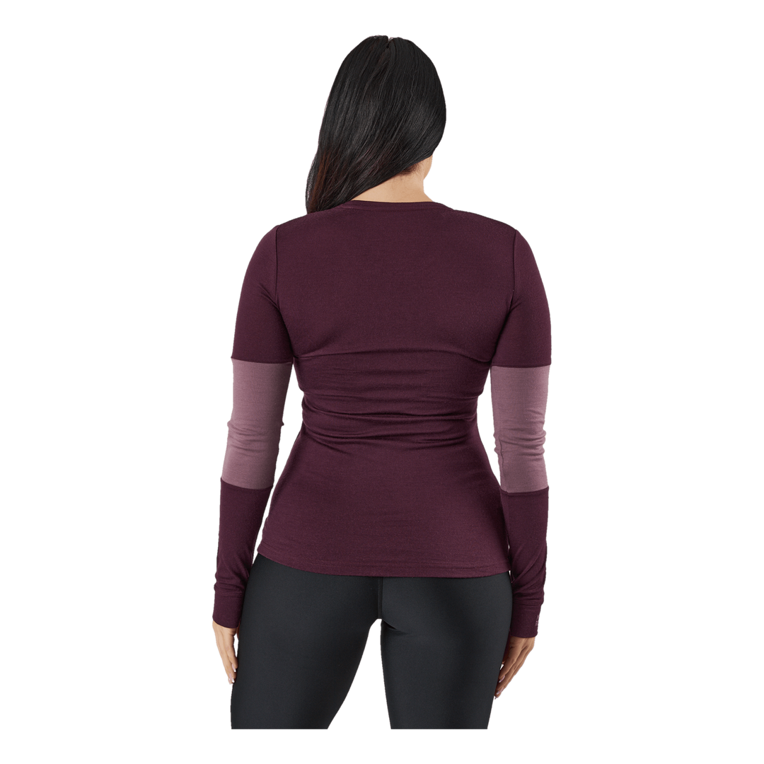 Mons Royale Cornice Long Sleev Wine Red