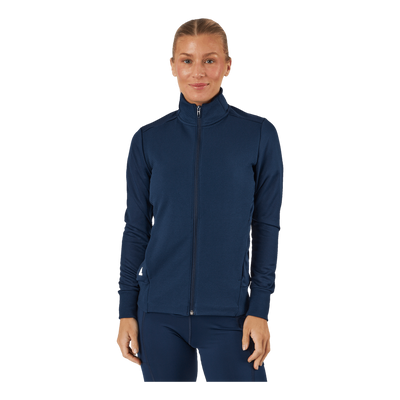 Textured Full-Zip Jacket Collegiate Navy