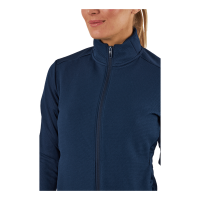 Textured Full-Zip Jacket Collegiate Navy