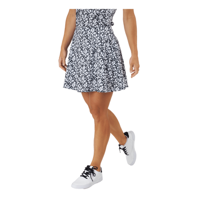 Printed 16-Inch Golf Skirt Black