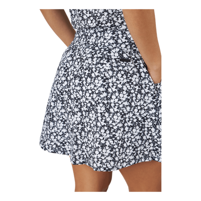 Printed 16-Inch Golf Skirt Black