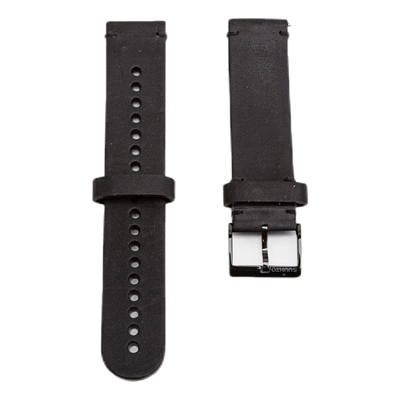 20mm Urban 2 Leather Strap M Black
