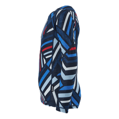 Taitoa Wool/Bamboo Blue/Red