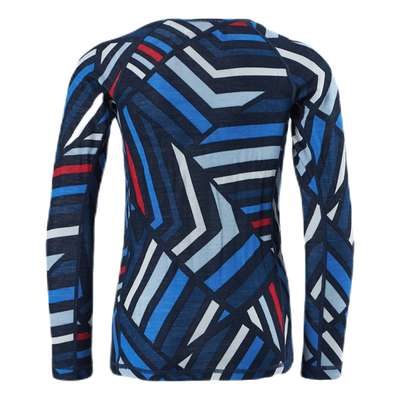 Taitoa Wool/Bamboo Blue/Red