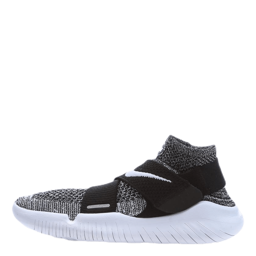 Free Run Motion Flyknit 2018 White Black Nike Runforest