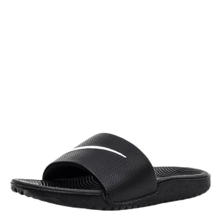 Kawa Little/Big Kids' Slides BLACK/WHITE