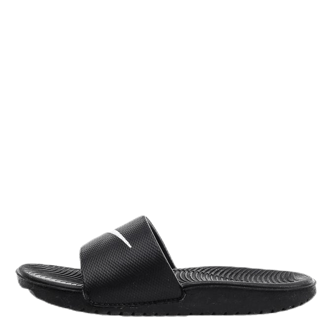 Kawa Little/Big Kids' Slides BLACK/WHITE