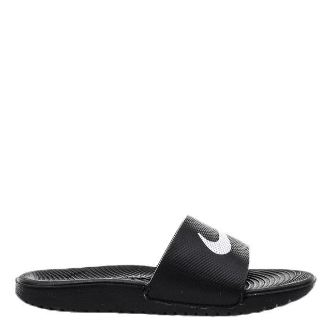 Kawa Little/Big Kids' Slides BLACK/WHITE