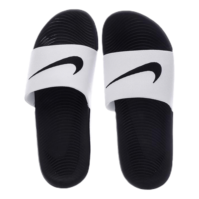 Kawa Little/Big Kids' Slides WHITE/BLACK