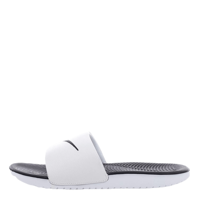 Kawa Little/Big Kids' Slides WHITE/BLACK