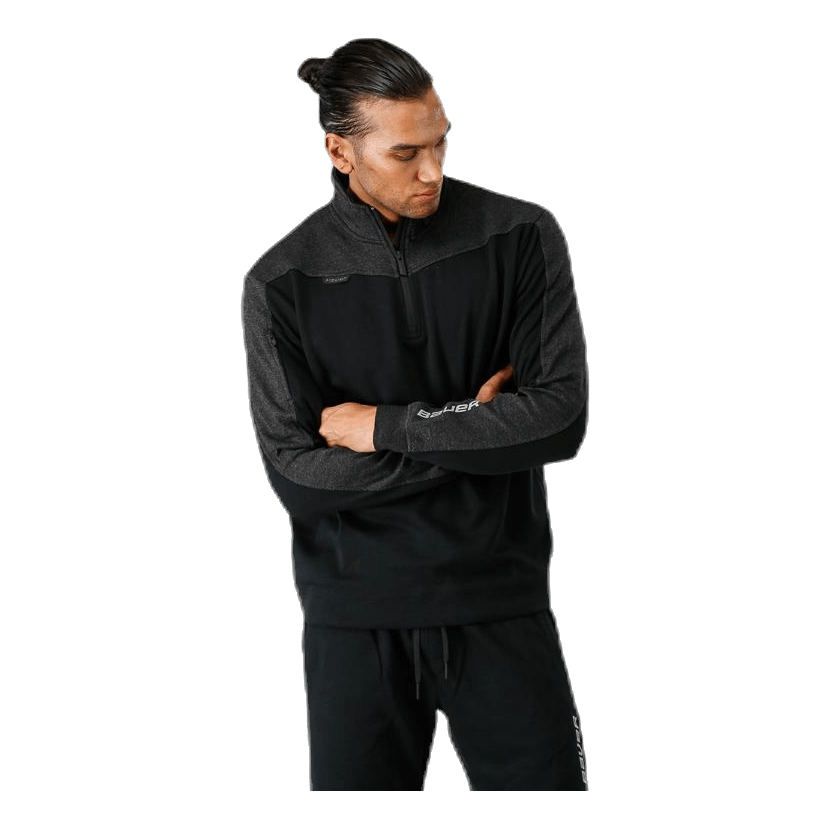 Premium Fleece 1/4 Zip Black